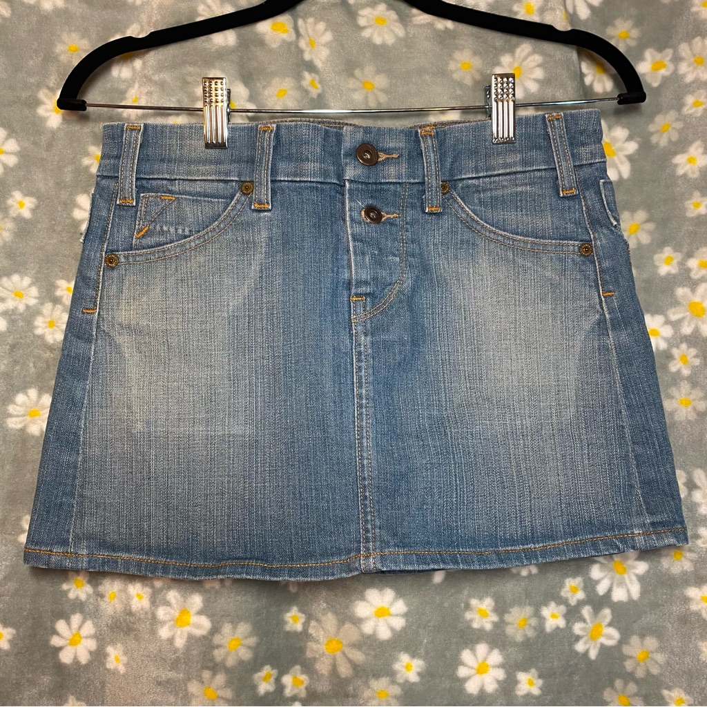 Citizens Of Humanity Blue Denim Skirt